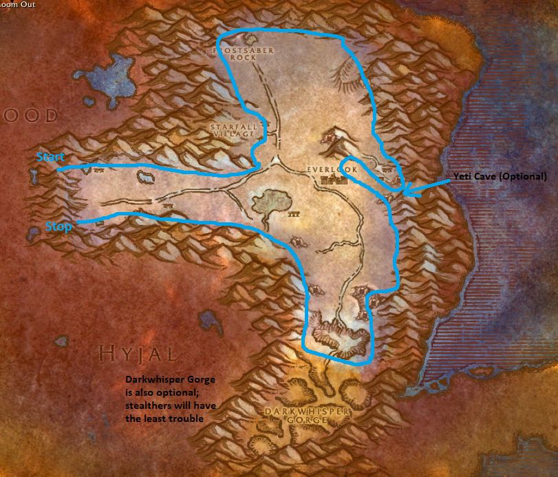 Winterspring Thorium Ore Farming (Classic WotLK)